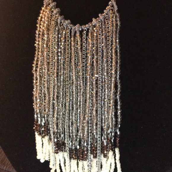 Chico’s necklace, Old Stock. Beads, adjustable, silver tone - Picture 5 of 5